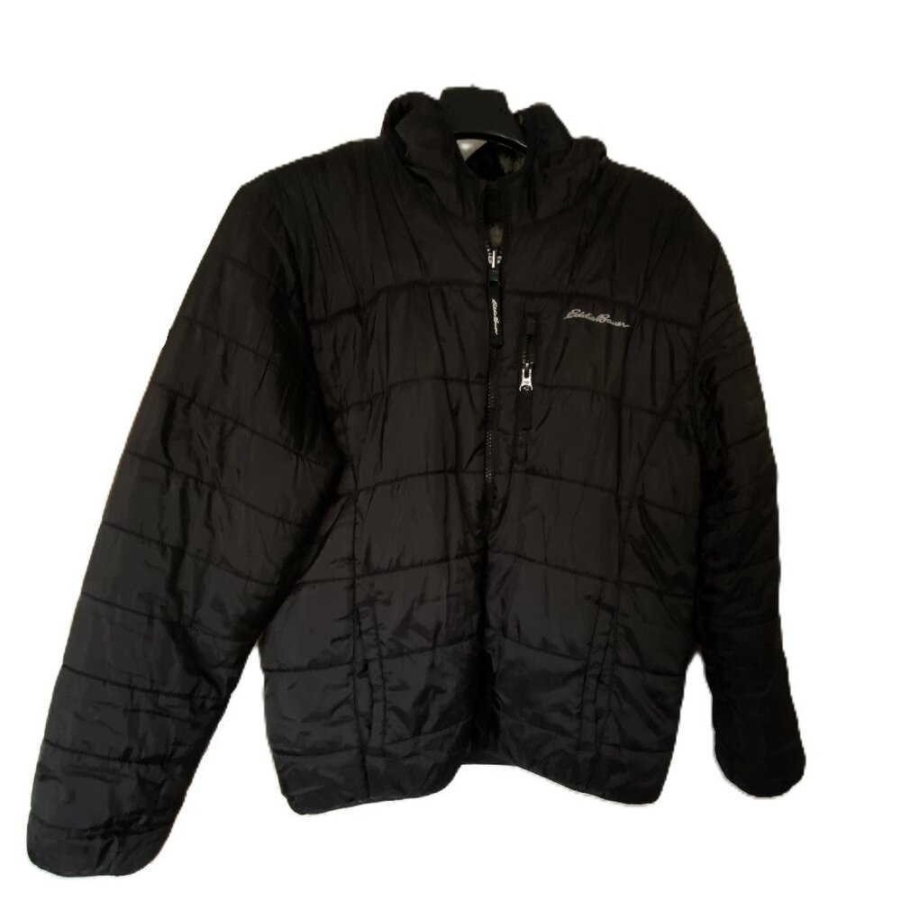 Eddie Bauer Boys Jacket XL Reversible Black